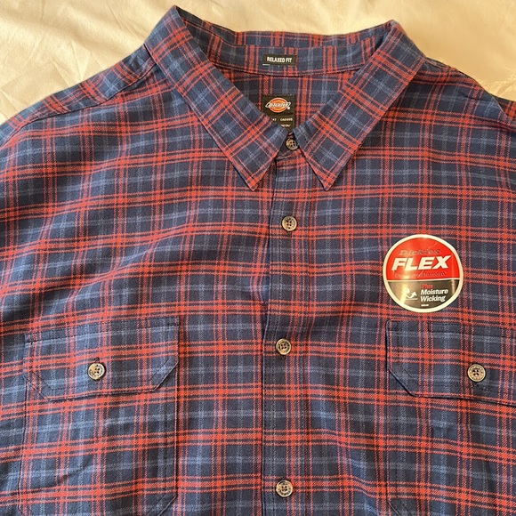 Dickies Long Sleeve Flannel Shirt - Picture 4 of 4